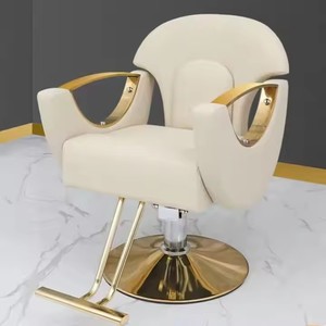 Venda quente cabelo salão mobiliário reclináveis barbeiro cadeira ajustável dourado Massagem Moderna barbeiro cadeira salão de beleza fábrica - Product Image 3