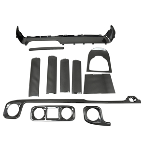 Carracing 2025 Glossy Dry Carbon Fiber Mercedes-Benz G-class W465 Twill Weave Full Set Vacuum Bagged <b>Car</b> <b>Interior</b> Decoration - Product Image 1
