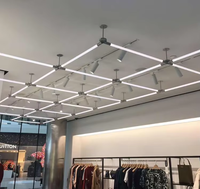 Barre LED T8 créative en forme de PC, modulaire, 360° lumineuse, RGB, personnalisable, pour jardin, plafond, suspension horizontale, décorative, circulaire