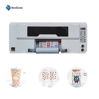 Imprimante UV DTF rouleau à rouleau 30cm A3 AB Film 2 en 1 XP600 DX7 tête Impresora UVDTF imprimante machine pour autocollant d'emballage de tasse