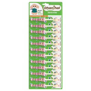 Cepillo de Dientes Dhanthal Dento para Niños de 2+ Años, Cepillo de Dientes Manual con Cerdas Suaves Premium, Mango Ergonómico de Fácil Agarre - Product Image 1