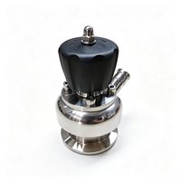 Robinet d'échantillonnage manuel hygiénique à volant SS316L, à faible angle mort, à raccord Tri-Clamp, pour échantillons liquides stériles en cuve de fermentation