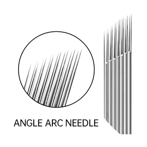 Aiguille de microblading stérilisée au gaz EO, jetable, pour tatouage manuel des sourcils, maquillage permanent PMU, stylo de microblading - Product Image 2