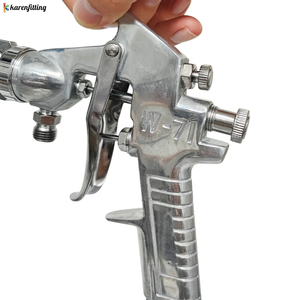 Pistolet de peinture professionnel W-71 avec buse de 1,3/1,5/1,8 mm, alimentation par gravité, pistolets de pulvérisation industriels, pistolet de peinture pour voiture - Product Image 4