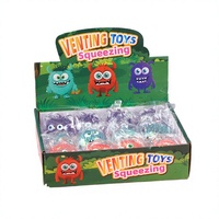 Porte-clés Squishy en TPR à Rebond Lent Little Monster Maltose, Jouet Anti-Stress Sensoriel et Décompression, Unisexe, pour les 14 ans et plus