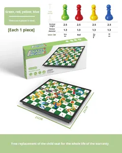 <span class=keywords><strong>Jeu</strong></span> de Serpents et Échelles Magnétique Transfrontalier, Pliable, Portable, <span class=keywords><strong>Jeu</strong></span> de Table Parent-Enfant, Jouet Éducatif en Plastique pour Enfants - Product Image 2