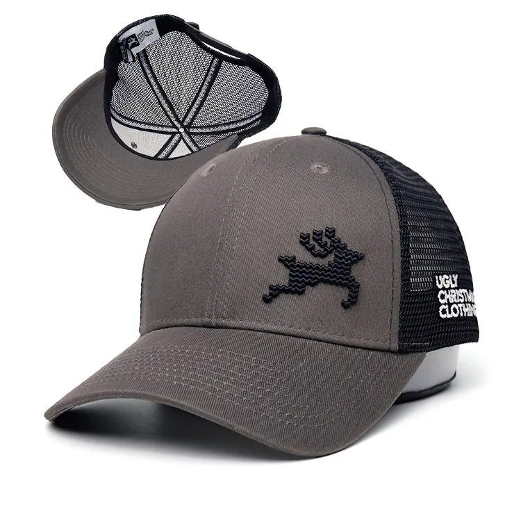 tan contemporary design 6 panel trucker hats sports climbing scratch resistant cotton twill trucker hat
