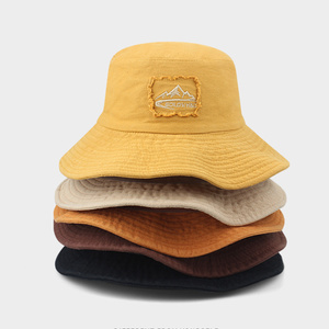 Manufacturer Custom Spring Summer Large Brim Sun Protection Climbing <b>Hat</b> Windproof Rope Bucket <b>Hat</b> Fisherman <b>Hat</b> - Product Image 3
