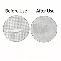 Ruban adhésif acrylique thermofusible à forte adhérence pour la réparation des moustiquaires en fibre de verre déchirées des fenêtres et des portes, avec masquage