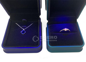Caja de Joyería con Iluminación LED de Fábrica, Caja para Anillo de Diamantes con Logotipo Personalizado, Caja con Iluminación para Pulsera, Caja para Collar - Product Image 3