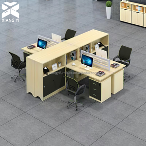 Escritorio Modular para Oficina de 4 a 6 Personas, Espacios de Trabajo Compartidos, Mesa de Oficina, Estación de Trabajo Abierta, Muebles de Oficina - Product Image 5