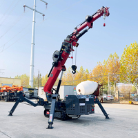 Guindaste Aranha Portátil RST L-320 CE EPA EURO 5 de 2t, 3t, 5t, 8t – Máquina de Elevação e Guindaste Mini Aranha de Esteira de 3 Toneladas