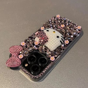 Hot Bán Hàng New Kim Cương Ins <span class=keywords><strong>3D</strong></span> <span class=keywords><strong>Hello</strong></span> <span class=keywords><strong>Kitty</strong></span> Mèo PC Trường Hợp Điện Thoại Cho Iphone 16 15 14 13 12 11 17 Cộng Với Pro Max - Product Image 2