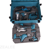 Kit combiné d'outils électriques sans fil robustes avec batterie au lithium longue durée pour les travaux de construction et les tâches de réparation quotidiennes
