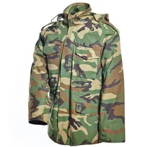 Giacca da campo impermeabile US Armee Woodland Camo Parka M65