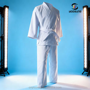 Combinaison d'arts martiaux respirante unisexe Woosung, uniforme <span class=keywords><strong>de</strong></span> karaté, uniforme <span class=keywords><strong>de</strong></span> karaté - Product Image 3