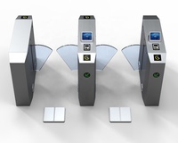 Tourniquet à trois pieds Zecheng ZC-A10 ESD en acier inoxydable SUS 304 semi-automatique avec contrôle d'accès par carte RFID et fonction de réinitialisation