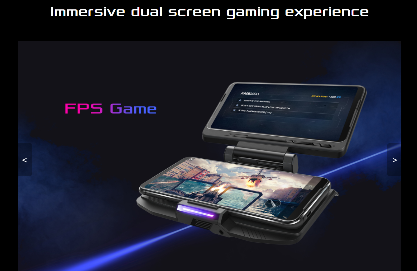 ASUS Twin Dock rog phone 2用 ASUS TwinView Dock II for ROG Phone II and 3, Black: Amazon