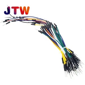 สายจัมเปอร์สำหรับบอร์ดทดลอง JTW 65 ชิ้น หลายสี แกนทองแดง ฉนวนพีวีซี ขาเสียบแบบตรง สำหรับงานอิเล็กทรอนิกส์ - Product Image 2