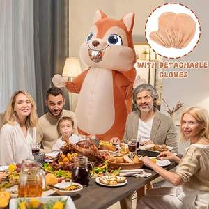 Disfraz inflable divertido de ardilla para adultos, traje de animal inflable, disfraz de Halloween, regalo de Navidad para hombres y mujeres - Product Image 6