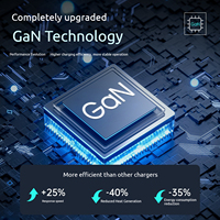 Chargeur au nitrure de gallium 65W, tête de charge rapide PD 65W, pour Xiaomi, iPhone 16 Pro Max, tablettes et ordinateurs portables