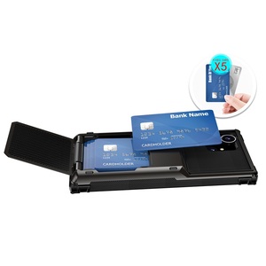 <span class=keywords><strong>Wallet</strong></span> trường hợp đối với <span class=keywords><strong>Samsung</strong></span> Galaxy S24 S25 Ultra Trường hợp với 5-Card khe cắm tín dụng cứng PC chống sốc Bìa chủ thẻ điện thoại trường hợp - Product Image 5