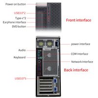 PENJUALAN PANAS DELLE T7820 Desktop Workstation Bekas Workstation Grafis Prosesor Xeon Silver 4214 RAM 4x32g HDD 2x6t