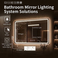 LETARON Transformador Aislado de 220V a 12V, IP44 Impermeable, 1-50W, Super Delgado para Tiras de Luz LED, Controlador de 12V