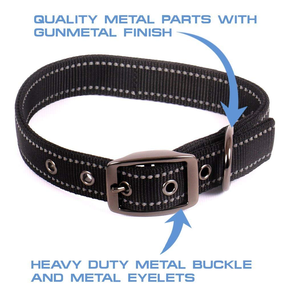 OEM Fashion Reflective <b>Dog</b> Training <b>Collar</b> Soft Adjustable Neoprene Padded Nylon Martingale Pet <b>Dog</b> <b>Collars</b> for <b>Small</b> <b>Dogs</b> - Product Image 2