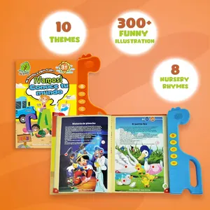 Espanol spagnolo Libro elettronico Libro Libro Juguetes Educativos materiale didattico giocattoli didattici per Babys