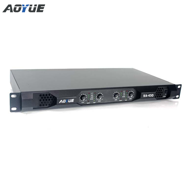 K4-450 sound 4 channel 1u professional class d power amplifier