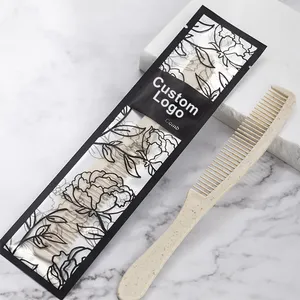 Wholesale Disposable Mini Hotel Hair Comb for Woman Cheap Travel Plastic Combs with Custom Logo