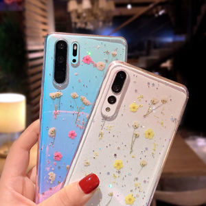 Custodia per cellulare in silicone TPU con fiore reale essiccato <span class=keywords><strong>trasparente</strong></span> epossidico 3D antiurto per <span class=keywords><strong>Huawei</strong></span> P40 Pro <span class=keywords><strong>P30</strong></span> <span class=keywords><strong>Cover</strong></span> floreale <span class=keywords><strong>trasparente</strong></span> - Product Image 2