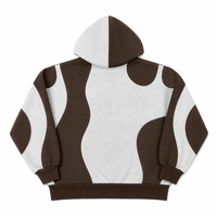 Hoodies unisexes épais et surdimensionnés, color block, patchwork contrastant, streetwear, hoodies personnalisés, vente en gros