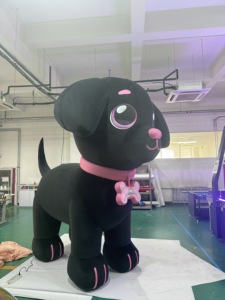Mascota Inflable Personalizada TianYi Tech, Peluche Publicitario <span class=keywords><strong>de</strong></span> Peluche Suave, Perro Inflable para Eventos y Promociones - Product Image 2