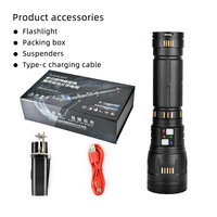 Lampes de poche LED promotionnelles haute puissance 3000 lumens, lampes de poche rechargeables, lampes de poche longue portée