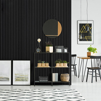 Échantillon gratuit, vente chaude, panneau mural en bois massif, panneau rond de petite taille en bois écologique co-extrudé, décoration intérieure, plafond, hôtel