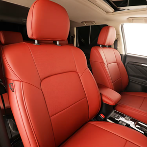 Housses de siège de voiture en cuir Nappa imperméable de luxe de haute qualité <span class=keywords><strong>5</strong></span> places quatre saisons YLA pour Mitsubishi <span class=keywords><strong>Outlander</strong></span> - Product Image 6