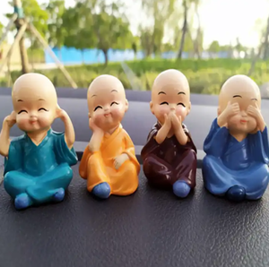 Personnalisation <span class=keywords><strong>de</strong></span> nouveaux produits Bobble Moines Bouddha Figure Cadeau Bureau Ornements <span class=keywords><strong>de</strong></span> voiture Résine Bobble Heads <span class=keywords><strong>Moine</strong></span> <span class=keywords><strong>Set</strong></span> - Product Image 6