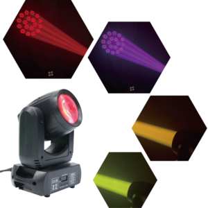 XJ 120W RGBW LED luz con cabezal móvil haz de luces de escenario de alto brillo para actuaciones de DJ cuerpo de PVC de aluminio 230W potencia DMX512 DMX - Product Image 1