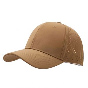 Casquette de golf personnalisée de haute qualité avec logo laser, imperméable et perforée, casquette de baseball imperméable avec logo PVC personnalisé - Product Image 5