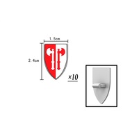 Boucliers de Chevaliers Médiévaux, Armes Militaires, Accessoires de Soldats, Blocs de Construction, Jouets pour Enfants N3006-N3011