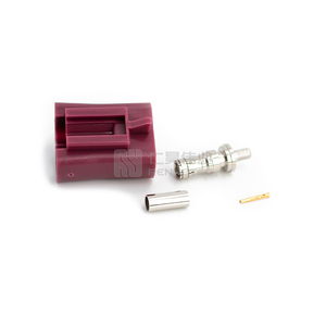 Conector RF Hembra Recto Doble FAKRA SMB D para RG316 RG174 1.5DS para Antena GSM - Product Image 3