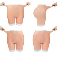 Pantalon à Entrejambe Ouvert pour Femmes Taille Plus, Amélioration Silicone, Maillot de Bain Cosplay, Leggings à Entrejambe Ouvert pour Femme Africaine