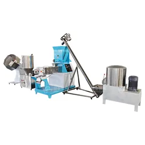 Floating Fish Pet Food Feed Pellet Mill machine Extruder and making Machine