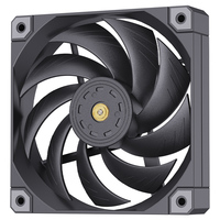Ventilador para Caja de Ordenador Snowman AS120-FDB de 120 mm con Rodamiento Fluido, Bajo Ruido, 4 Pines PWM, 50000 Horas de Vida Útil, Buena Relación Calidad-Precio, Refrigeración para PC de Escritorio