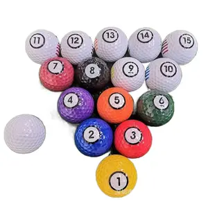 billiard golf balls black eight import vintage golf ball balle de golf
