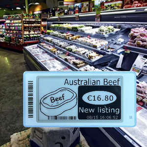 Produits Tendances 2.4Ghz Nouveautés Étiquette de Prix Électronique pour Congélateur Eink Epaper 2.66'' Bicolore Étanche ESL pour Aliments Surgelés - Product Image 1