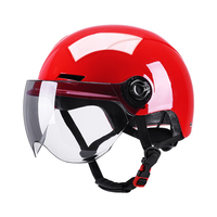 Casque de moto/scooter demi-ouvert avec visière solaire en ABS pour usage sportif et extérieur, pour hommes et femmes