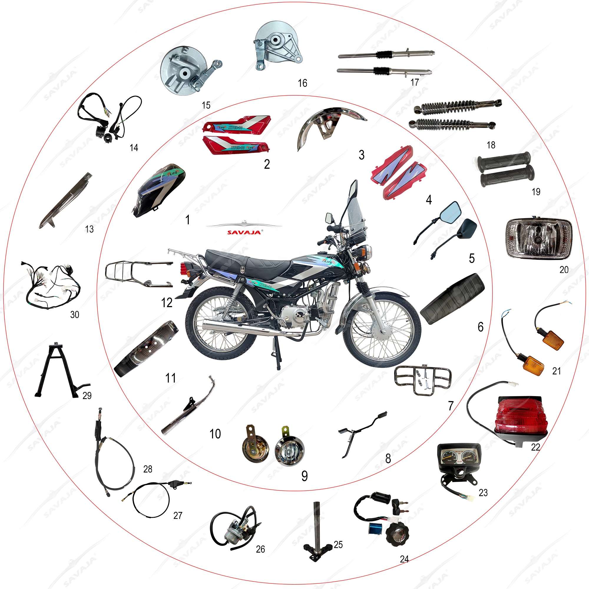 Motorcycle Spare Parts Price Quality Durability